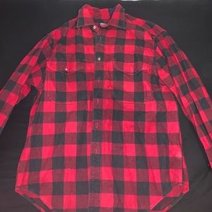 Red flannel shirt